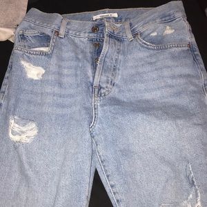Light blue ripped forever 21 jeans size 26